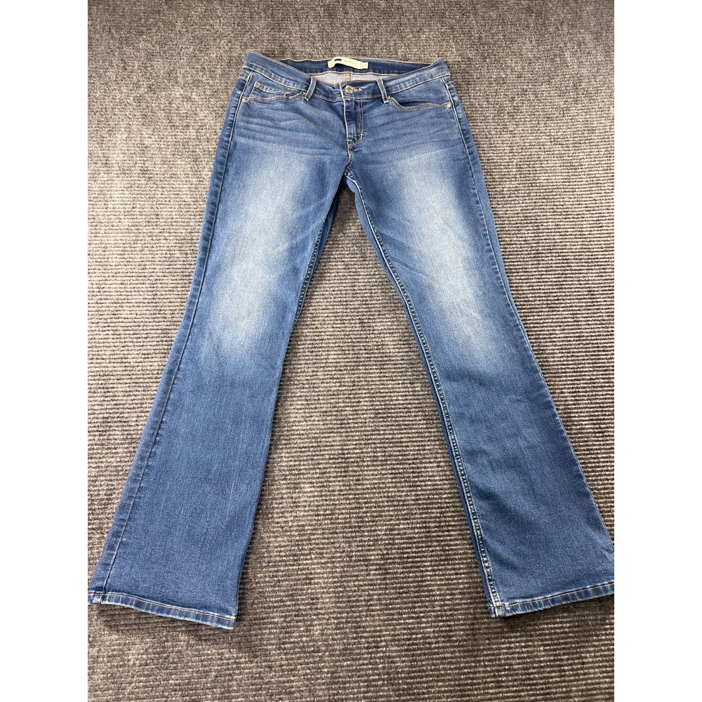 Levi's 524 Bootcut Jeans Womens 9 Medium Wash Stretch Denim